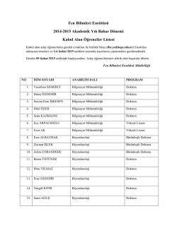 Listeyi g&ouml;rmek i&ccedil;in tıklayınız.