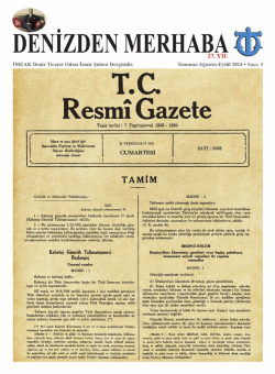 27. YIL - deniz ticaret odası izmir şubesi