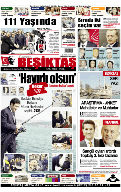 siyasi - Gazete Beşiktaş
