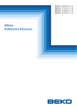 Klima Kullanma Kılavuzu