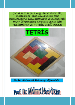 POLİOMİNO VE TETRİS ZEK&Acirc; OYUNU