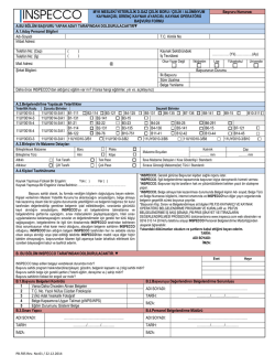 MYK MESLEKİ YETERLİLİK D.GAZ &Ccedil;ELİK BORU