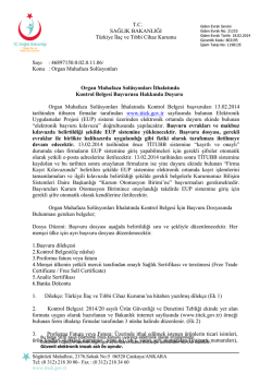 Organ Muhafaza Sol&uuml;syonları 12.02.2014