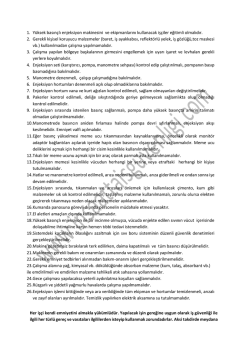 Enjeksiyon İşleri Talimatı