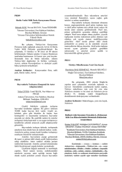 Hatila Vadisi Milli Parkı Karayosunu Florası(Artvin)