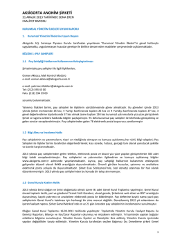 AKSİGORTA ANONİM ŞİRKETİ