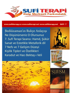 sufiterapinewsletter7T&uuml;rk&ccedil;e