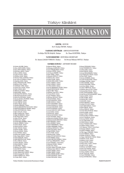 Advisory Board - T&uuml;rkiye Klinikleri