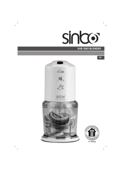 SHB 3082 BLENDER - produktinfo.conrad.com