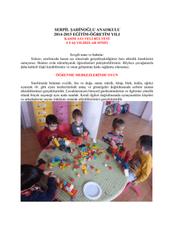 ocak ayı veli b&uuml;lteni