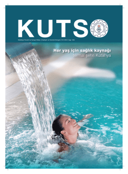 KUTSO 183 yayın son - K&uuml;tahya Ticaret ve Sanayi Odası