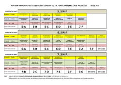 se&ccedil;meli dersler 5.6.7. sınıflar ders programı i&ccedil;in tıklayınız.