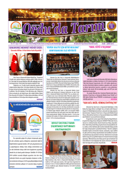 110 - Ordu İl Gıda Tarım ve Hayvancılık Müdürlüğü