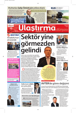 AVTER`de g&ouml;rev değişimi