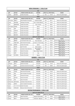 3 nolu ilan - &Ccedil;anakkale Onsekiz Mart &Uuml;niversitesi
