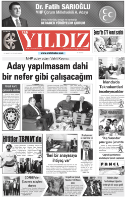 G&uuml;nl&uuml;k Gazetenin Tamamını Okumak İ&ccedil;in TIKLAYIN