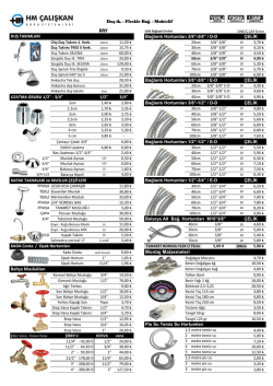 Montaj Malzemeleri Bah&ccedil;e Muslukları