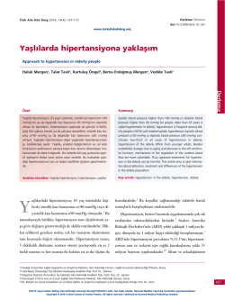 PDF İndir - T&uuml;rkiye Aile Hekimliği Dergisi