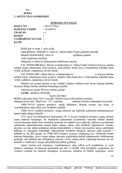 BİST-30 DESTEK DİREN&Ccedil; TABLOSU