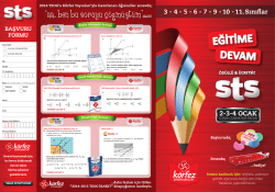 Lise grubu STS Brosuru