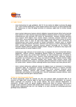 Acil Sağlık Hizmeti