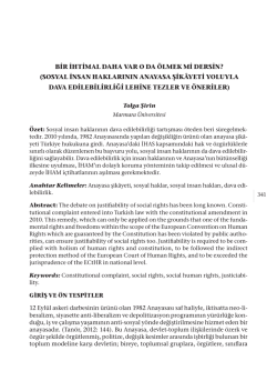 BİR İHTİMAL DAHA VAR O DA &Ouml;LMEK Mİ DERSİN