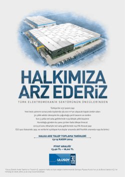 Broşür - Yatırım Finansman Menkul Değerler