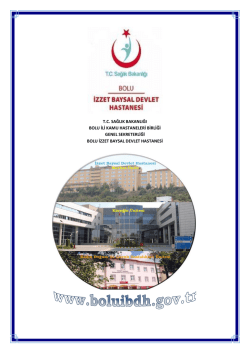 tc sağlık bakanlığı bolu ili kamu hastaneleri birliği genel sekreterliği
