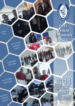 Şubat - Mart B&uuml;lteni - İT&Uuml; Geliştirme Vakfı Okulları