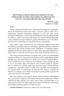 (&ouml;l&uuml;y&uuml; yakarak defnetme) gelene