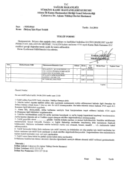 rf perk&uuml;tan ablasyon sistemi - &Ccedil;ukurova Dr. Aşkım T&uuml;fek&ccedil;i Devlet