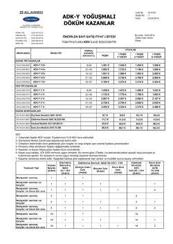 ADK-Y Serisi - Alarko Carrier