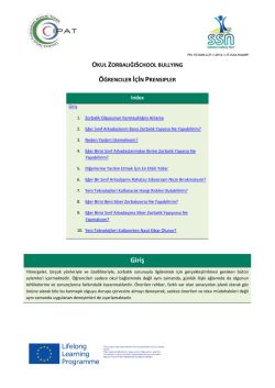 Eğer Sınıf Arkadaşlarım Bana Zorbalık Yaparsa Ne Yapabilirim?