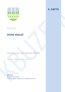 Seri ve Paralel Devreler