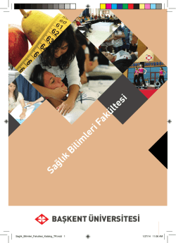 Sağlık Bilimleri Fakültesi - Başkent Üniversitesi Adaylara Bilgi