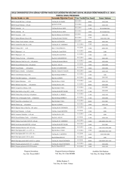 Sosyal Bilgiler Öğretmenliği