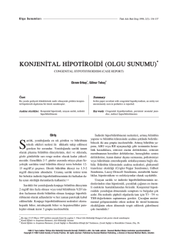 KONJEN&lsaquo;TAL H&lsaquo;POT&lsaquo;RO&lsaquo;D&lsaquo; (OLGU SUNUMU)