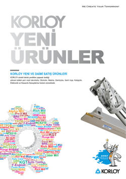 korloy yeni ve daimi satış &uuml;r&uuml;nleri