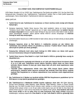 S.E.&Ccedil; HERŞEY DAHİL CİHAZ KAMPANYASI