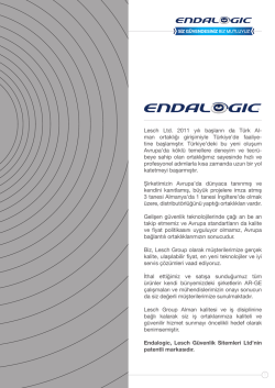 Endalogic 2013-2014/001 &Uuml;r&uuml;n Katalog
