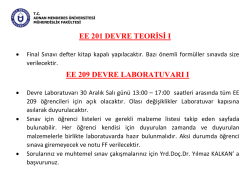 EE201 - Adnan Menderes &Uuml;niversitesi