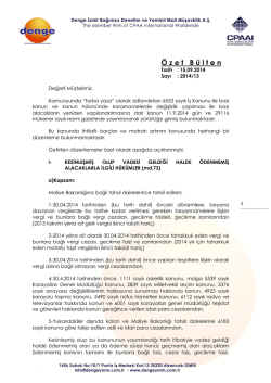 Dosyayı İndirmek İ&ccedil;in Tıklayınız