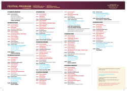 festival programı - Zeytinburnu Belediyesi