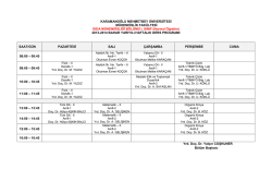 KARAMANOĞLU MEHMETBEY &Uuml;NİVERSİTESİ M&Uuml;HENDİSLİK