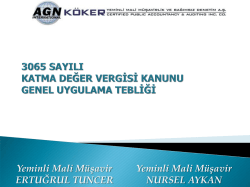 TEŞEKK&Uuml;RLER Yeminli Mali M&uuml;şavir ERTUĞRUL