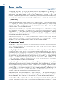 Beh&ccedil;et Hastalığı - Romatoloji Bilim Dalı