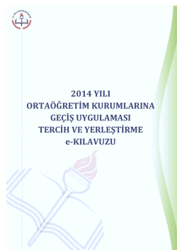 "#UYGULAMASI TERC!H#VE#YERLE"T!RME e