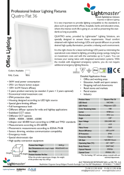 Quatro Flat 36 datasheet eng