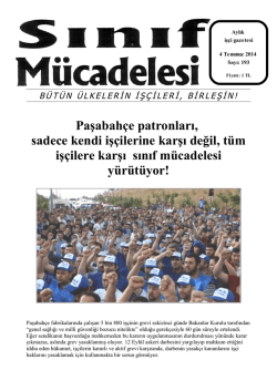 Paşabah&ccedil;e patronları, sadece kendi iş&ccedil;ilerine