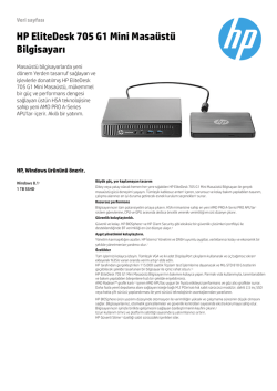 HP EliteDesk 705 G1 Mini Masa&uuml;st&uuml; Bilgisayarı - Hewlett